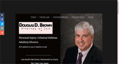 Desktop Screenshot of dougbrownlaw.com